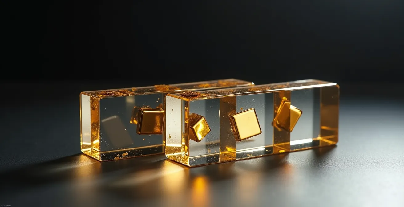 Abstrakte Darstellung von digitalem Eigentum und NFT-Wertkonzept