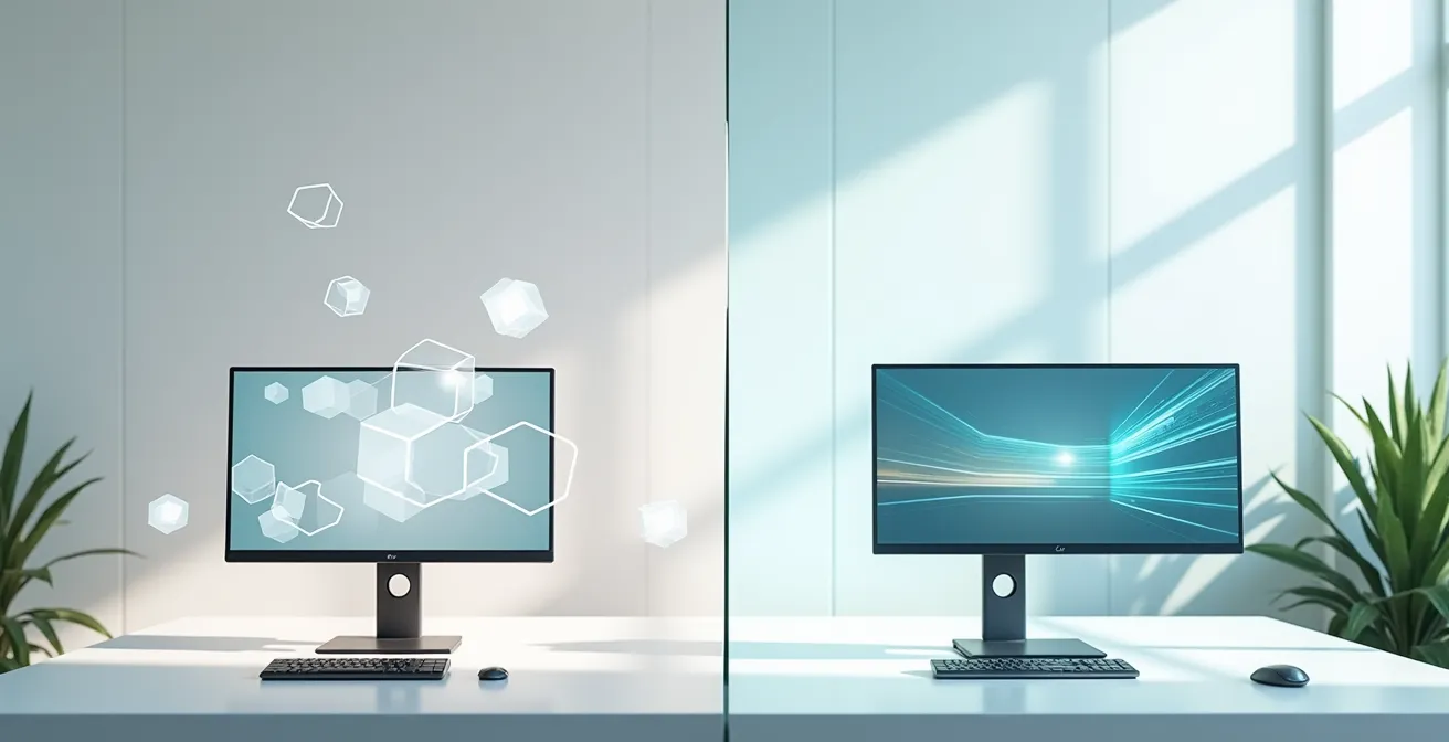 Visueller Vergleich zwischen Lottie-Animationen und SVG-Workflows in der Webentwicklung